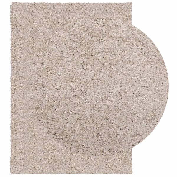 vidaXL Shaggy-Teppich PAMPLONA Hochflor Modern Beige 120x170 cm