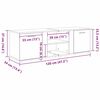 vidaXL TV-Schrank Altholz-Optik 120x34x37 cm Holzwerkstoff
