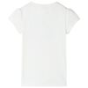 Kinder-T-Shirt Ecru 128