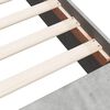 vidaXL Bettgestell Betongrau 200x200 cm Holzwerkstoff