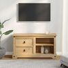 vidaXL TV-Schrank Corona 100x40x52 cm Massivholz Kiefer