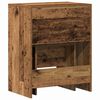 vidaXL Schminktisch mit Speicher Altholz 60 x 40 x 75 cm Holzwerkstoff