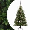 vidaXL K&uuml;nstlicher Weihnachtsbaum mit Kugel 120 cm 150 LEDs