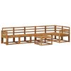 vidaXL Outdoor-Sofagarnitur 7 pcs Natur Massivholz Akazie