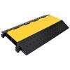vidaXL Kabelbr&uuml;cke 2 Kan&auml;le Gummi 90 cm