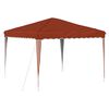 vidaXL Pop-up Partyzelt Terrakotta 288 x 288 x 245 cm Oxford-Stoff