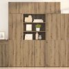 vidaXL Highboard Artisan-Eiche 80 x 42,5 x 185 cm Holzwerkstoff
