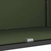 vidaXL K&uuml;chenaufbewahrung mit Regal Olive Gr&uuml;n 60 x 50 x 92 cm Stahl