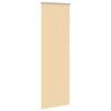 vidaXL Verdunkelungsrollo Beige 65x210cm Stoffbreite 60,7 cm Polyester