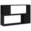 vidaXL TV-Schrankset 100 x 24 x 63 cm Schwarz Holzwerkstoff