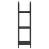 vidaXL B&uuml;cherregal Schwarz Eichen-Optik 40 x 30 x 109 cm Holzwerkstoff