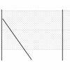 vidaXL Ground Fix Geschwei&szlig;ter Drahtzaun 25 x 1,6 m (B x H)