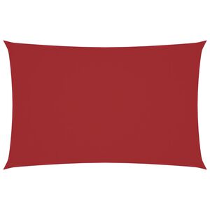 vidaXL Sonnensegel Oxford-Gewebe Rechteckig 2x4,5 m Rot