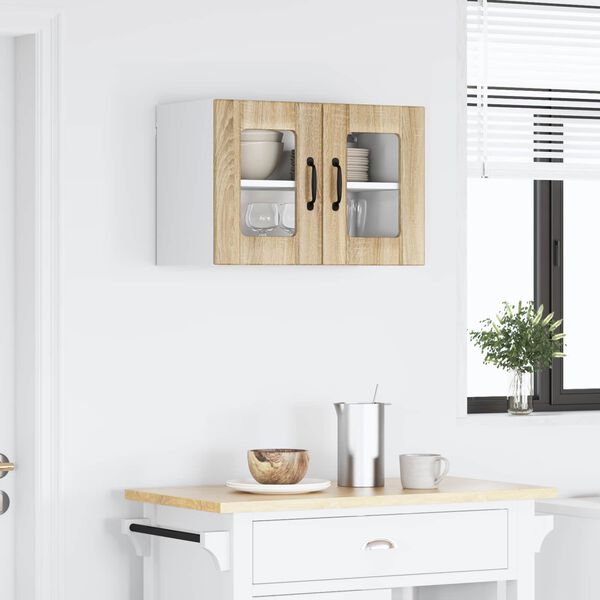vidaXL K&uuml;chenschrank Lucca Sonoma-Eiche 60 x 31 x 40 cm Holzwerkstoff