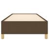 vidaXL Bettgestell ohne Matratze Dunkelbraun 100x200 cm Stoff