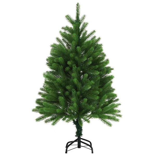 vidaXL K&uuml;nstlicher Weihnachtsbaum Naturgetreue Nadeln 120 cm Gr&uuml;n