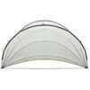 vidaXL Pool-Dome Grau und Orange 500 x 500 x 236 cm