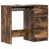 vidaXL Schreibtisch Räuchereiche 90x45x76 cm Holzwerkstoff