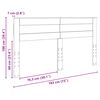 vidaXL Kopfteil Sonoma-Eiche 180 cm Holzwerkstoff