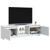 vidaXL TV-Schrank mit LED-Leuchten Wei&szlig; 120x30x36 cm