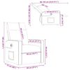 vidaXL Relaxsessel Elektrisch Braun Stoff