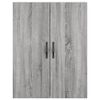 vidaXL Wandschrank Grau Sonoma 69,5x34x90 cm Holzwerkstoff