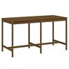 vidaXL Gartentisch Honigbraun 203,5x90x110 cm Massivholz Kiefer