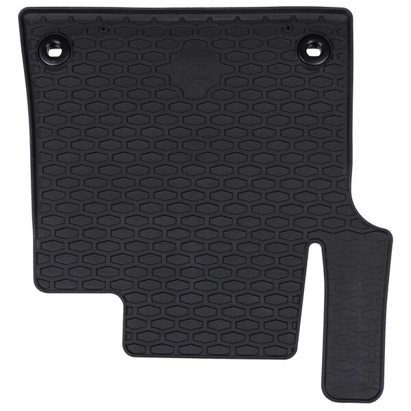 vidaXL Autofu&szlig;matte 3 pcs Schwarz TPE