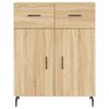 vidaXL Highboard Sonoma-Eiche 69,5x34x180 cm Holzwerkstoff