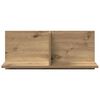 vidaXL Wandschrank 70x16,5x30 cm Artisan-Eiche Holzwerkstoff
