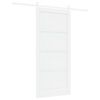 vidaXL Schiebet&uuml;r ORKDAL 93 x 202 cm Holzwerkstoff Wei&szlig;