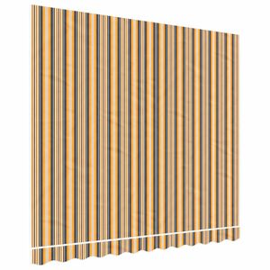 vidaXL Ersatzstoff f&uuml;r Markise Orange und Schwarz 3x2,5 m Polyester