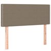 vidaXL Boxspringbett mit Matratze & LED Taupe 120x190 cm Stoff