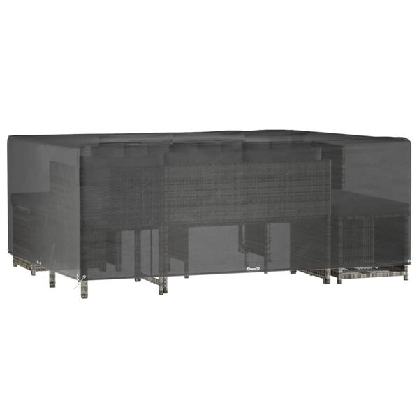 vidaXL Gartenm&ouml;bel-Abdeckung 16 &Ouml;sen 300x250x90 cm Rechteckig