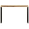 vidaXL Konsolentisch 120x35x76 cm Stahl und Massivholz Mango