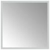 vidaXL LED-Badezimmerspiegel Transparent 40 x 40 cm Geh&auml;rtetes Glas