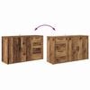 vidaXL mit Schubladen Altholz 100 x 33 x 59,5 cm Holzwerkstoff