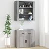 vidaXL Highboard Grau Sonoma Holzwerkstoff