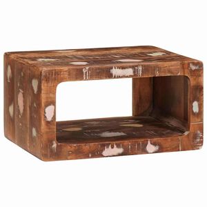 vidaXL Nachttisch Braun 45 x 30 x 24 cm Massives upgecyceltes Holz