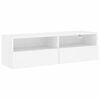 vidaXL TV-Wandschrank Wei&szlig; 100x30x30 cm Holzwerkstoff