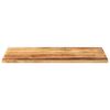 vidaXL Tischplatte 100x60x2,5 cm Rechteckig Raues Massivholz Mango