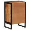 vidaXL Badschrank 40x30x60 cm Massivholz Akazie und Eisen
