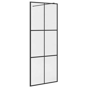 vidaXL Duschwand f&uuml;r Begehbare Dusche mit Klarem ESG Glas 80x195 cm