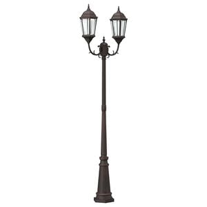 vidaXL Garten-Licht Bronze 68 x 20 x 235 cm Aluminium und Glas