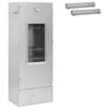vidaXL R&auml;ucher Ofen 3 pcs 44,5 x 29 x 110 cm Verzinkter Stahl Silber