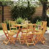 vidaXL Gartenstuhl 6 pcs &Ouml;l-Natur 40 x 42 x 85 cm Massivholz Akazie