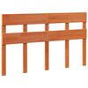 vidaXL Massivholzbett ohne Matratze Wachsbraun 135x190 cm Kiefernholz