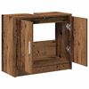 vidaXL Badezimmerschrank mit T&uuml;r Altholz 63 x 29 x 55 cm Holzwerkstoff