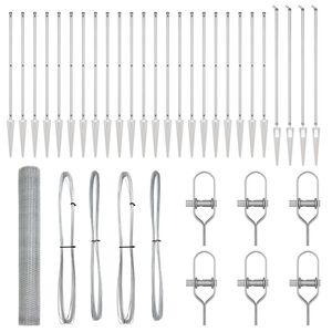 vidaXL Zaunpfosten Silber