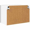 vidaXL H&auml;ngeschrank 2 pcs Schwarze Eiche und Wei&szlig; 60 x 31 x 40 cm